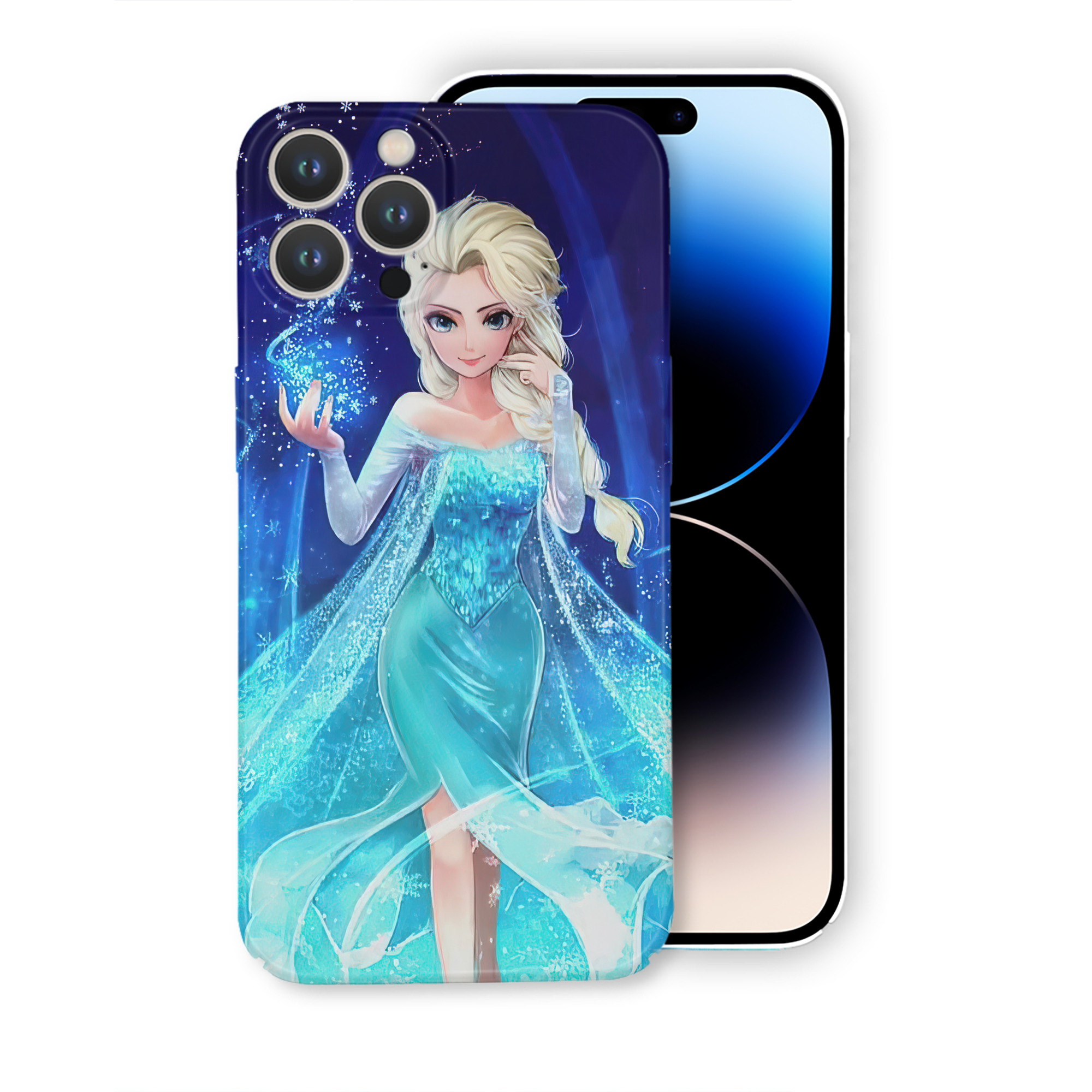 （画像用） アナと雪の女王 アンナ エルサ Frozen Anna Elsa 【iPhone 14シリーズ対応】ハードケース